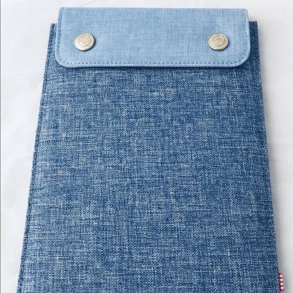 New Herschel Supply Co Sleeve For iPad Mini Air Blue Denim Look Padded
